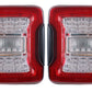 LT10 JL style Tail lights Clear Lens European version for JK/JKU