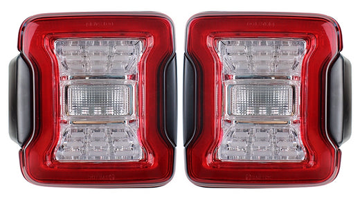 LT10 JL style Tail lights Clear Lens European version for JK/JKU
