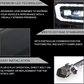 VLAND Ford Ranger Triple LED Projectors Headlights 2015-on