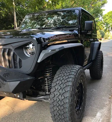 JL Longhorn Aluminum Rear Fender Flares
