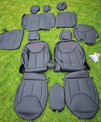 Jeep Wrangler 4-Door Seats Cover (Front & Rear Genuine Leather)