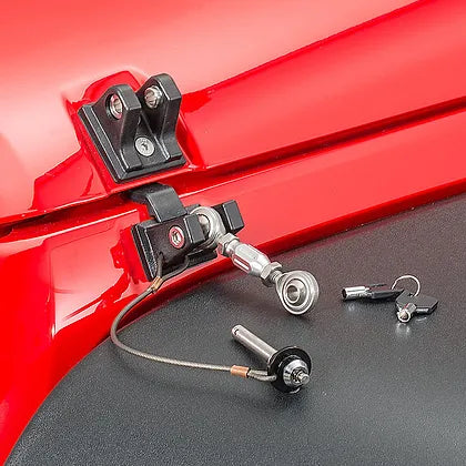 JK/JL Classic Hood Latches w/o Key - Black