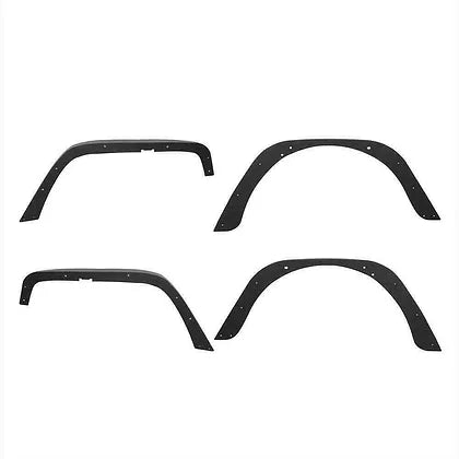 TJ Flat Steel Fender Flare Kit for 1997-2006 - Pack of 6