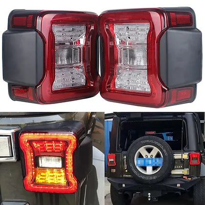 LT10 JL style Tail lights Clear Lens European version for JK/JKU