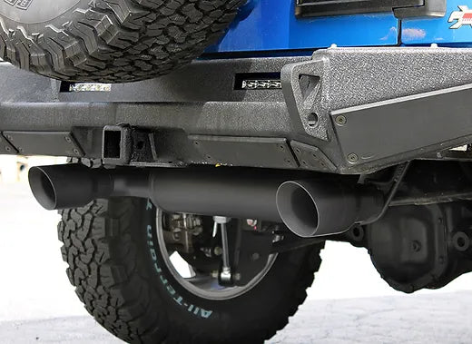 JK/JL Black Ceramic Coated Dual Exhaust (Stainless Steel)