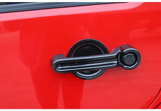 JK Door Handle Bowl Trim - Carbon Fibre Texture