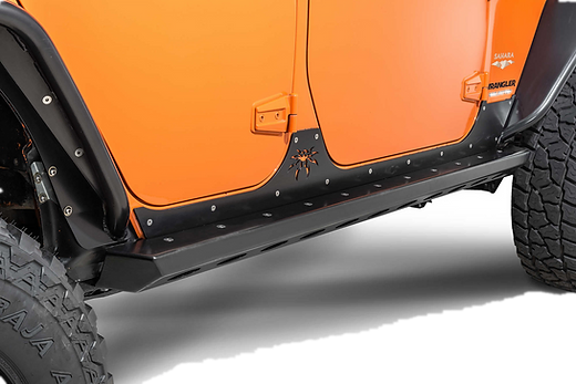 JK Poison Spyder 4-door Steel Rock Slider w/ Armor