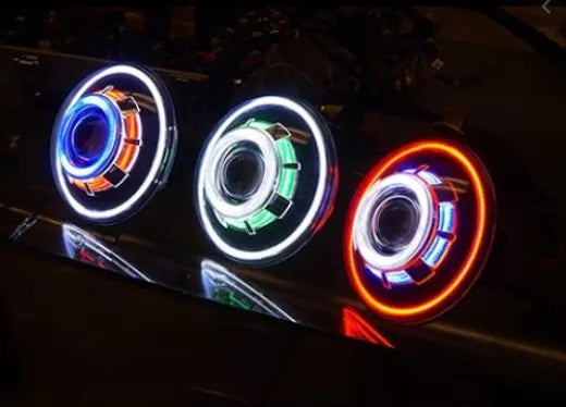 7" RGB Demon Eye HID Projector Headlight
