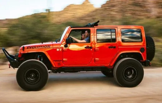 Half Soft Top Sunroof - 07-18 Wrangler JK (Rack included)