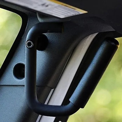 JK Wild Boar Front Grab Handles - Aluminum Black