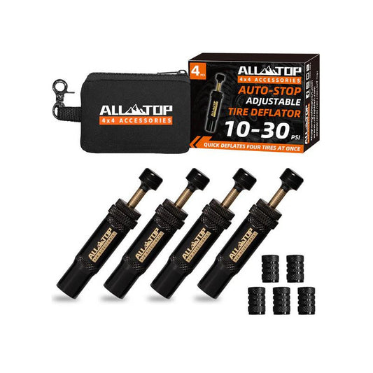 Adjustable Auto-Stop Tire Deflator Valve Kit