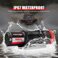 Fieryred Electric Winch 12V 5500LBS(2494KG) Synthetic Rope Wireless Remotes ATV UTV Boat