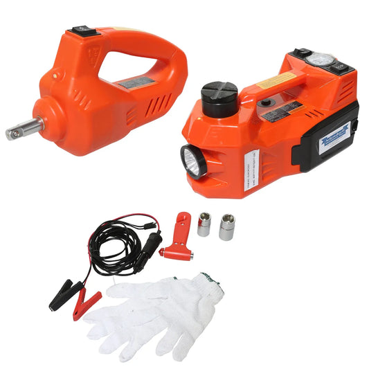 5-in-1 Car Jack 5 TON - Impact Wrench & Tyre Inflator