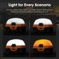 San Hima 4x Camp Light Dual Colour LED Lantern With Inbuilt Lithium Battery