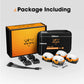 San Hima 4x Camp Light Dual Colour LED Lantern With Inbuilt Lithium Battery