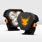 LIGHTFOX Pair 3inch Cygnus-3 Osram LED Pod Lights 1Lux@360m 3,236LM