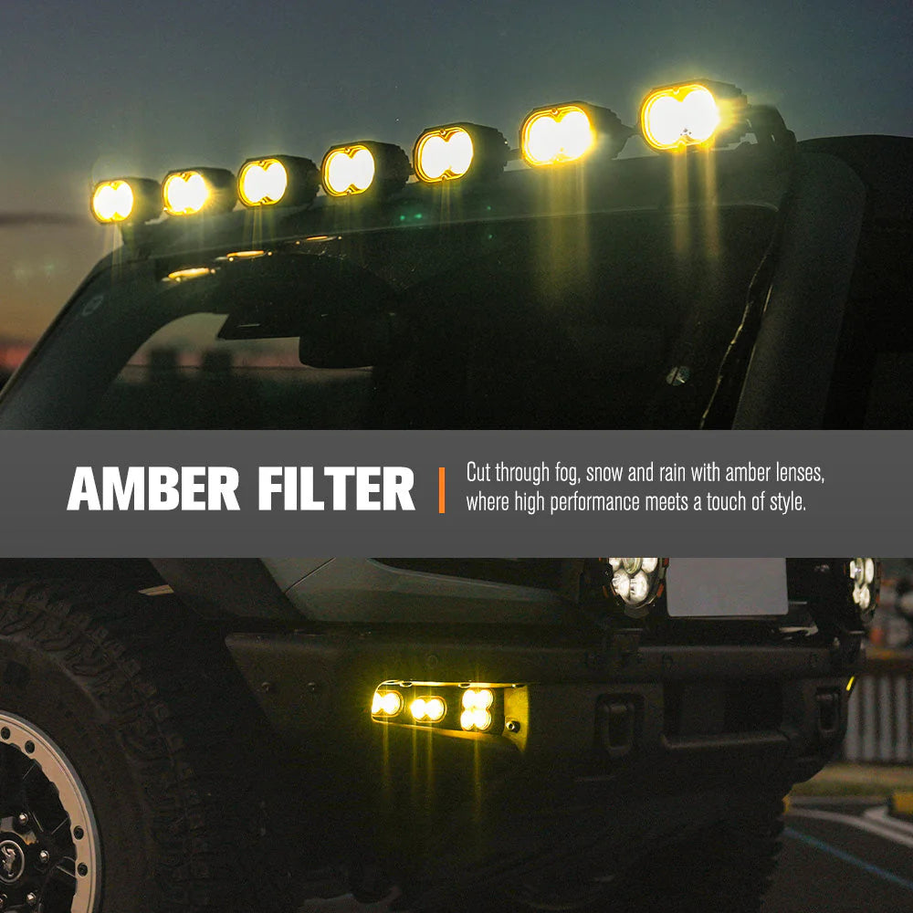 LIGHTFOX Pair 3inch Cygnus-2 Osram LED Pod Lights 1Lux@280m 2,026LM