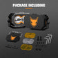 LIGHTFOX Pair 3inch Cygnus-2 Osram LED Pod Lights 1Lux@280m 2,026LM