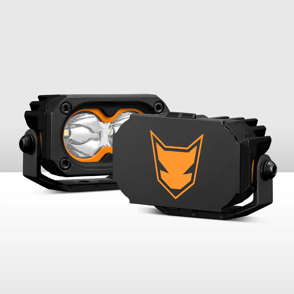 LIGHTFOX Pair 3inch Cygnus-2 Osram LED Pod Lights 1Lux@280m 2,026LM