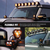LIGHTFOX Pair 3inch Cygnus-3 Osram LED Pod Lights 1Lux@360m 3,236LM