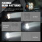 LIGHTFOX Pair 3inch Cygnus-4 Osram LED Pod Lights 1Lux@380m 3,834LM