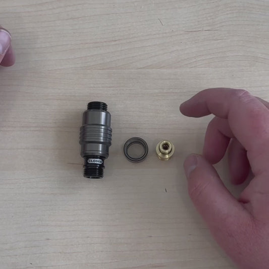 3/8 Swivel to 1/4 NPT w/ Cover Nut (Male)