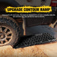 Pair 10T Recovery Tracks Sand Track With Jack Base Sand Snow Mud Trax 4WD Black