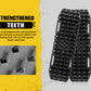 Pair 10T Recovery Tracks Sand Track With Jack Base Sand Snow Mud Trax 4WD Black