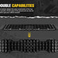 Pair 10T Recovery Tracks Sand Track With Jack Base Sand Snow Mud Trax 4WD Black