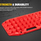 Pair Recovery Tracks Sand Track With Jack Base 10T Red