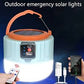 Solar Emergency Light Multifunctional LED Camping Lights USB Rechargeable Lamp Portable Lanterns Remote Control