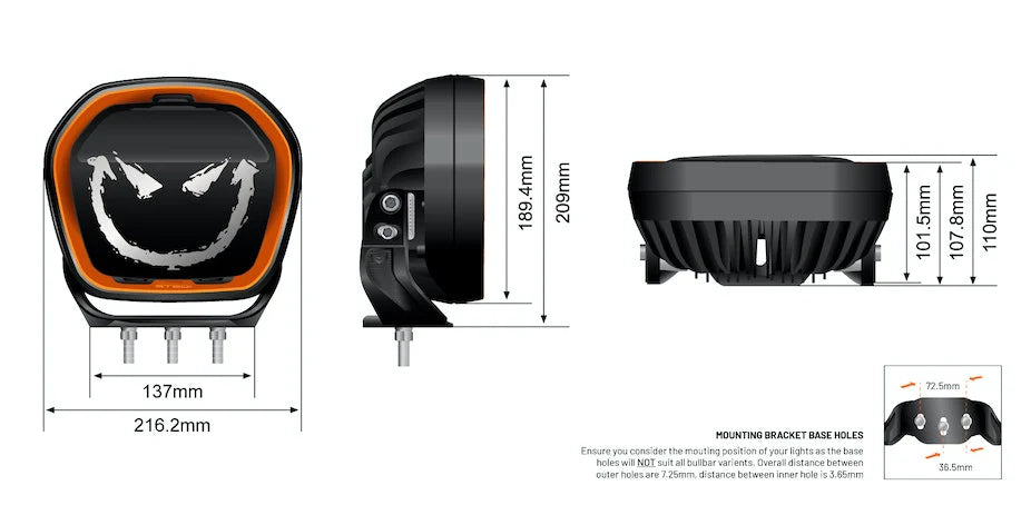 STEDI TYPE-X EVO LED Spot Light SET