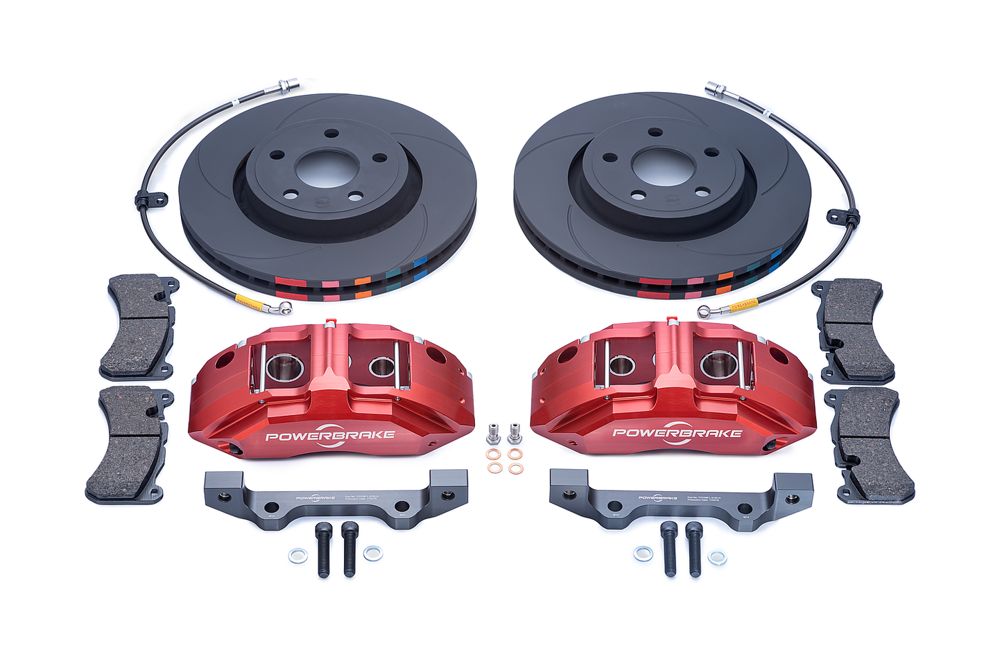 Powerbrake X-Line Big Brake Kits Stage-1 X6L (6-piston) - Front