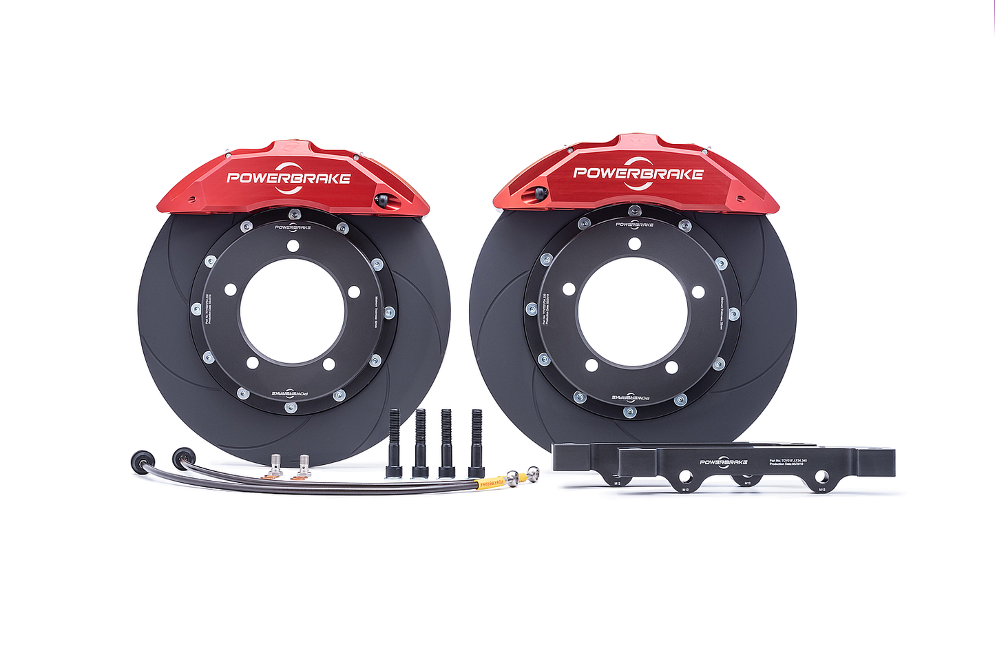 Powerbrake X-Line Big Brake kits X6L (6-Piston) - Front