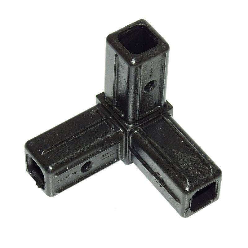3 Way Black STD 25mm Connect-It