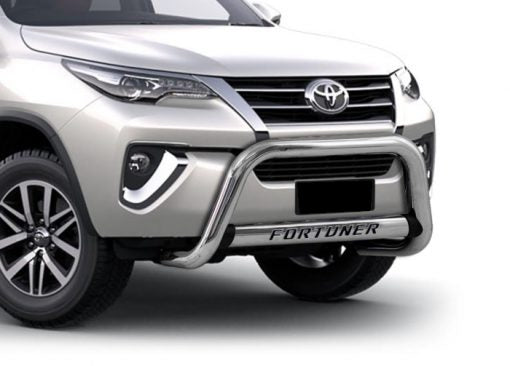 Toyota Fortuner 2016+ Chrome Nudge Bar